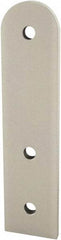 80/20 Inc. - 25mm Wide, Open Shelving Accessory/Component - Aluminum, Clear Anodized Finish, 100mm Long, Use with 25 Series & Bolt Kit 75-3404 - Benchmark Tooling