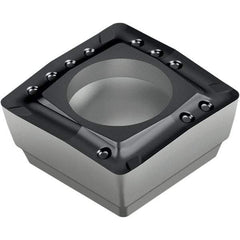 Walter - P4843 E57 Grade WKP25S Carbide Indexable Drill Insert - TiCN/Al2O3/TiN Finish, Square, 6.5mm Inscribed Circle - Benchmark Tooling