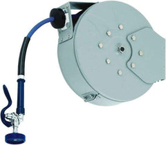 T&S Brass - 30' Spring Retractable Hose Reel - 300 psi, Hose Included - Benchmark Tooling