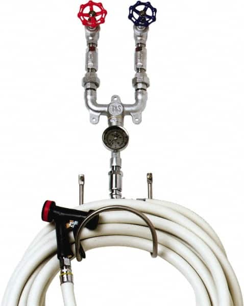 T&S Brass - 3/4" Pipe, 200 Max psi, Chrome Plated Brass Water Mixing Valve & Unit - NPT End Connections - Benchmark Tooling