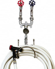 T&S Brass - 3/4" Pipe, 200 Max psi, Chrome Plated Brass Water Mixing Valve & Unit - NPT End Connections - Benchmark Tooling