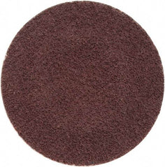 Merit Abrasives - 1" Disc Diam, 120 Grit, Aluminum Oxide Quick Change Disc - Type S Attaching System, Coated, Brown, 40,000 RPM, ALO Series - Benchmark Tooling