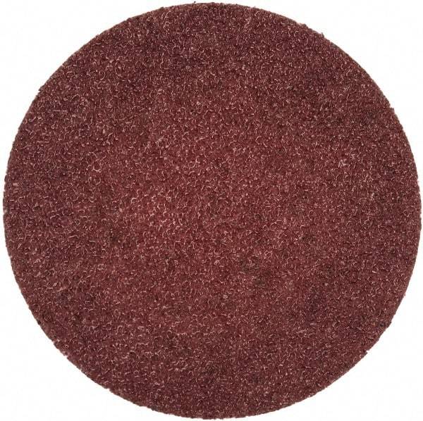 Merit Abrasives - 2" Disc Diam, 60 Grit, Aluminum Oxide Quick Change Disc - Type R Attaching System, Coated, Brown, 30,000 RPM, ALO Series - Benchmark Tooling