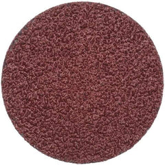 Merit Abrasives - 2" Disc Diam, 36 Grit, Aluminum Oxide Quick Change Disc - Type R Attaching System, Coated, Brown, 30,000 RPM, ALO Series - Benchmark Tooling