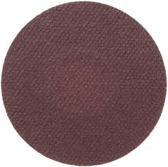 Merit Abrasives - 1-1/2" Disc Diam, 320 Grit, Aluminum Oxide Quick Change Disc - Type R Attaching System, Coated, Brown, 30,000 RPM, ALO Series - Benchmark Tooling