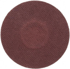 Merit Abrasives - 1-1/2" Disc Diam, 240 Grit, Aluminum Oxide Quick Change Disc - Type R Attaching System, Coated, Brown, 30,000 RPM, ALO Series - Benchmark Tooling