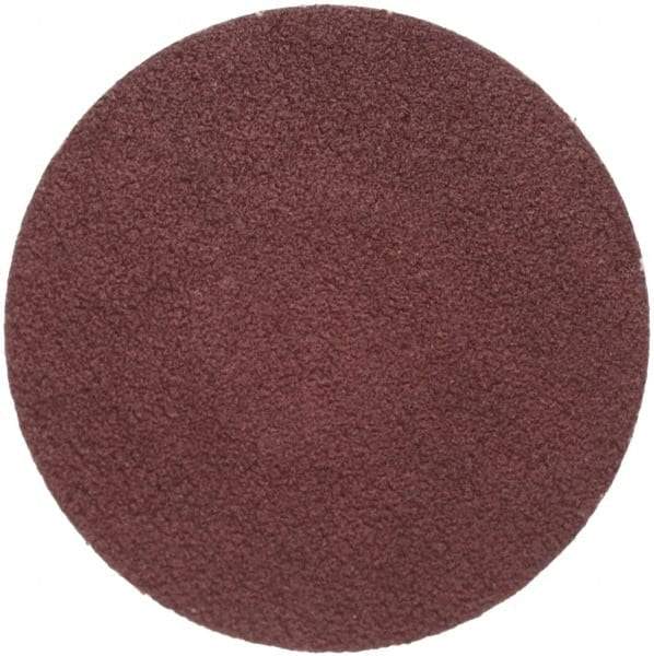 Merit Abrasives - 1-1/2" Disc Diam, 150 Grit, Aluminum Oxide Quick Change Disc - Type R Attaching System, Coated, Brown, 30,000 RPM, ALO Series - Benchmark Tooling