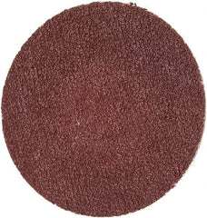 Merit Abrasives - 1-1/2" Disc Diam, 120 Grit, Aluminum Oxide Quick Change Disc - Type R Attaching System, Coated, Brown, 30,000 RPM, ALO Series - Benchmark Tooling