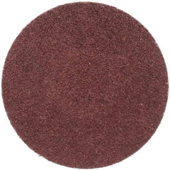 Merit Abrasives - 1-1/2" Disc Diam, 80 Grit, Aluminum Oxide Quick Change Disc - Type R Attaching System, Coated, Brown, 30,000 RPM, ALO Series - Benchmark Tooling