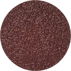 Merit Abrasives - 1-1/2" Disc Diam, 50 Grit, Aluminum Oxide Quick Change Disc - Type R Attaching System, Coated, Brown, 30,000 RPM, ALO Series - Benchmark Tooling