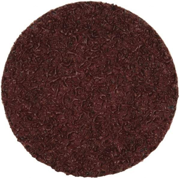Merit Abrasives - 1-1/2" Disc Diam, 36 Grit, Aluminum Oxide Quick Change Disc - Type R Attaching System, Coated, Brown, 30,000 RPM, ALO Series - Benchmark Tooling