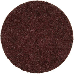 Merit Abrasives - 1-1/2" Disc Diam, 36 Grit, Aluminum Oxide Quick Change Disc - Type R Attaching System, Coated, Brown, 30,000 RPM, ALO Series - Benchmark Tooling