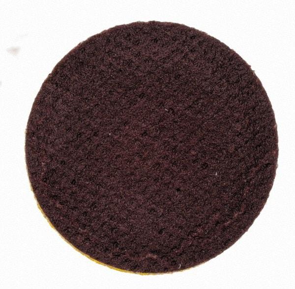 Merit Abrasives - 3/4" Disc Diam, 320 Grit, Aluminum Oxide Quick Change Disc - Type R Attaching System, Coated, Brown, 40,000 RPM, ALO Series - Benchmark Tooling