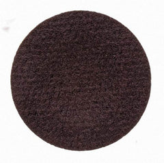 Merit Abrasives - 3/4" Disc Diam, 320 Grit, Aluminum Oxide Quick Change Disc - Type S Attaching System, Coated, Brown, 40,000 RPM, ALO Series - Benchmark Tooling