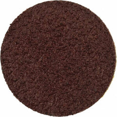 Merit Abrasives - 3/4" Disc Diam, 60 Grit, Aluminum Oxide Quick Change Disc - Type S Attaching System, Coated, Brown, 40,000 RPM, ALO Series - Benchmark Tooling