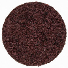 Merit Abrasives - 3/4" Disc Diam, 50 Grit, Aluminum Oxide Quick Change Disc - Type S Attaching System, Coated, Brown, 40,000 RPM, ALO Series - Benchmark Tooling