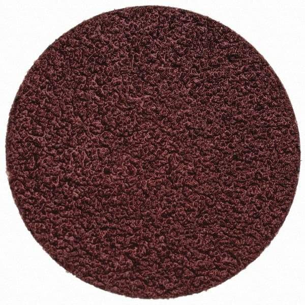 Merit Abrasives - 1-1/2" Disc Diam, 60 Grit, Aluminum Oxide Quick Change Disc - Type R Attaching System, Coated, Brown, 30,000 RPM, ALO Series - Benchmark Tooling