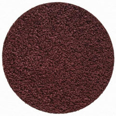 Merit Abrasives - 1-1/2" Disc Diam, 60 Grit, Aluminum Oxide Quick Change Disc - Type R Attaching System, Coated, Brown, 30,000 RPM, ALO Series - Benchmark Tooling