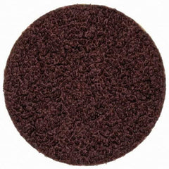 Merit Abrasives - 3/4" Disc Diam, 80 Grit, Aluminum Oxide Quick Change Disc - Type R Attaching System, Coated, Brown, 40,000 RPM, ALO Series - Benchmark Tooling