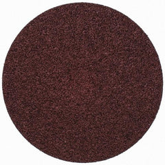 Merit Abrasives - 3" Disc Diam, 50 Grit, Aluminum Oxide Quick Change Disc - Type S Attaching System, Coated, Brown, 20,000 RPM, ALO Series - Benchmark Tooling