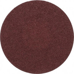 Merit Abrasives - 3" Disc Diam, 60 Grit, Aluminum Oxide Quick Change Disc - Type P Attaching System, Coated, Brown, 20,000 RPM, ALO Series - Benchmark Tooling