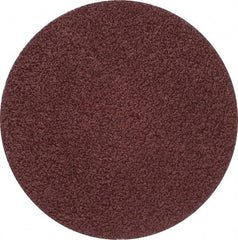 Merit Abrasives - 3" Disc Diam, 40 Grit, Aluminum Oxide Quick Change Disc - Type P Attaching System, Coated, Brown, 20,000 RPM, ALO Series - Benchmark Tooling