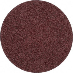 Merit Abrasives - 3" Disc Diam, 36 Grit, Aluminum Oxide Quick Change Disc - Type P Attaching System, Coated, Brown, 20,000 RPM, ALO Series - Benchmark Tooling