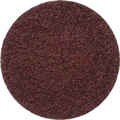 Merit Abrasives - 2" Disc Diam, 36 Grit, Aluminum Oxide Quick Change Disc - Type P Attaching System, Coated, Brown, 30,000 RPM, ALO Series - Benchmark Tooling