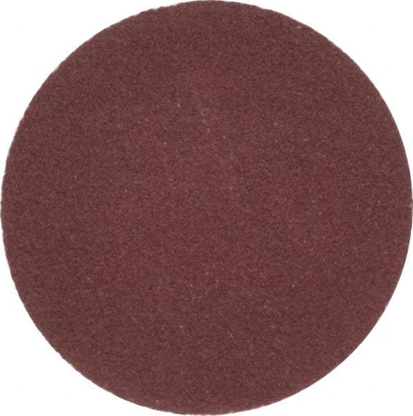 Merit Abrasives - 1-1/2" Disc Diam, 120 Grit, Aluminum Oxide Quick Change Disc - Type P Attaching System, Coated, Brown, 30,000 RPM, ALO Series - Benchmark Tooling