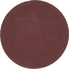 Merit Abrasives - 1-1/2" Disc Diam, 120 Grit, Aluminum Oxide Quick Change Disc - Type P Attaching System, Coated, Brown, 30,000 RPM, ALO Series - Benchmark Tooling