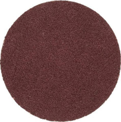 Merit Abrasives - 1-1/2" Disc Diam, 100 Grit, Aluminum Oxide Quick Change Disc - Type P Attaching System, Coated, Brown, 30,000 RPM, ALO Series - Benchmark Tooling