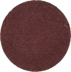 Merit Abrasives - 1-1/2" Disc Diam, 80 Grit, Aluminum Oxide Quick Change Disc - Type P Attaching System, Coated, Brown, 30,000 RPM, ALO Series - Benchmark Tooling