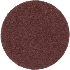 Merit Abrasives - 1-1/2" Disc Diam, 60 Grit, Aluminum Oxide Quick Change Disc - Type P Attaching System, Coated, Brown, 30,000 RPM, ALO Series - Benchmark Tooling