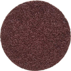 Merit Abrasives - 1-1/2" Disc Diam, 40 Grit, Aluminum Oxide Quick Change Disc - Type P Attaching System, Coated, Brown, 30,000 RPM, ALO Series - Benchmark Tooling