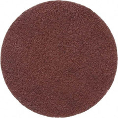 Merit Abrasives - 1" Disc Diam, 120 Grit, Aluminum Oxide Quick Change Disc - Type P Attaching System, Coated, Brown, 40,000 RPM, ALO Series - Benchmark Tooling