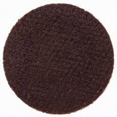 Merit Abrasives - 3/4" Disc Diam, 320 Grit, Aluminum Oxide Quick Change Disc - Type P Attaching System, Coated, Brown, 40,000 RPM, ALO Series - Benchmark Tooling