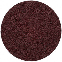 Merit Abrasives - 3" Disc Diam, 36 Grit, Aluminum Oxide Quick Change Disc - Type R Attaching System, Coated, Brown, 20,000 RPM, ALO Series - Benchmark Tooling