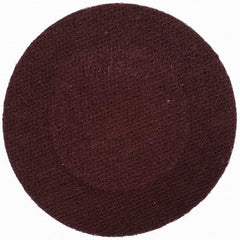 Merit Abrasives - 2" Disc Diam, 240 Grit, Aluminum Oxide Quick Change Disc - Type R Attaching System, Coated, Brown, 30,000 RPM, ALO Series - Benchmark Tooling
