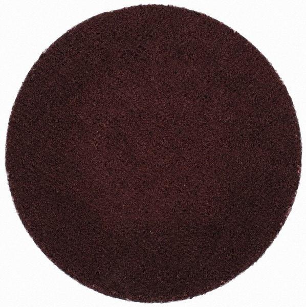Merit Abrasives - 2" Disc Diam, 180 Grit, Aluminum Oxide Quick Change Disc - Type R Attaching System, Coated, Brown, 30,000 RPM, ALO Series - Benchmark Tooling