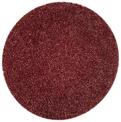 Merit Abrasives - 2" Disc Diam, 80 Grit, Aluminum Oxide Quick Change Disc - Type R Attaching System, Coated, Brown, 30,000 RPM, ALO Series - Benchmark Tooling