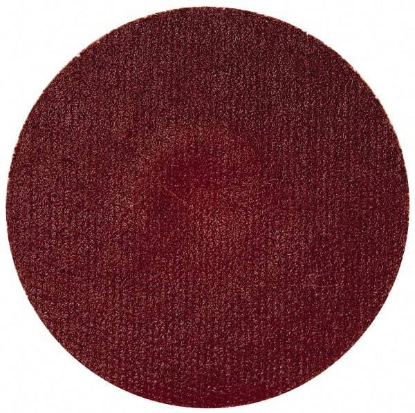 Merit Abrasives - 2" Disc Diam, 240 Grit, Aluminum Oxide Quick Change Disc - Type S Attaching System, Coated, Brown, 30,000 RPM, ALO Series - Benchmark Tooling