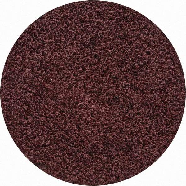 Merit Abrasives - 1-1/2" Disc Diam, 60 Grit, Aluminum Oxide Quick Change Disc - Type S Attaching System, Coated, Brown, 30,000 RPM, ALO Series - Benchmark Tooling