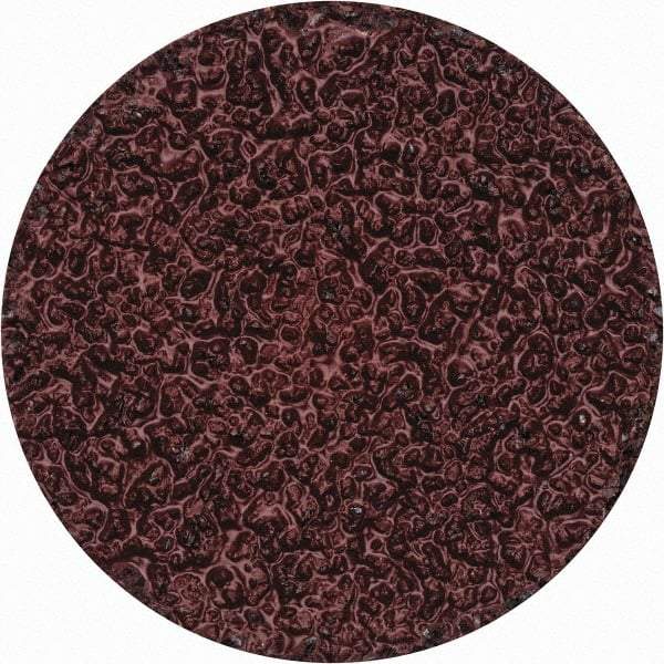 Merit Abrasives - 1-1/2" Disc Diam, 36 Grit, Aluminum Oxide Quick Change Disc - Type S Attaching System, Coated, Brown, 30,000 RPM, ALO Series - Benchmark Tooling