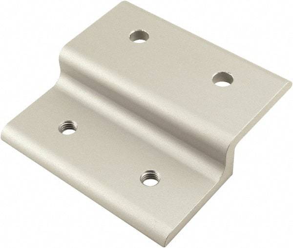 80/20 Inc. - 60mm Wide, Open Shelving Accessory/Component - Aluminum, Clear Anodized Finish, 58mm Long, Use with 30 Series & Bolt Kits 75-3615 & 11-8312 - Benchmark Tooling