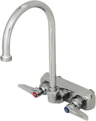 T&S Brass - Standard, 2 Way Design, Wall Mount, Workboard Wall Mount Faucet - 8-3/4 Inch Spout, Lever Handle - Benchmark Tooling