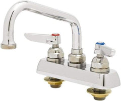 T&S Brass - Standard, 2 Way Design, Deck Mount, Workboard Deck Mount Faucet - 6 Inch Spout, Lever Handle - Benchmark Tooling