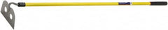 Ability One - 7" High x 10" Wide Round Steel Hoe - 62" Long Fiberglass Straight Handle - Benchmark Tooling