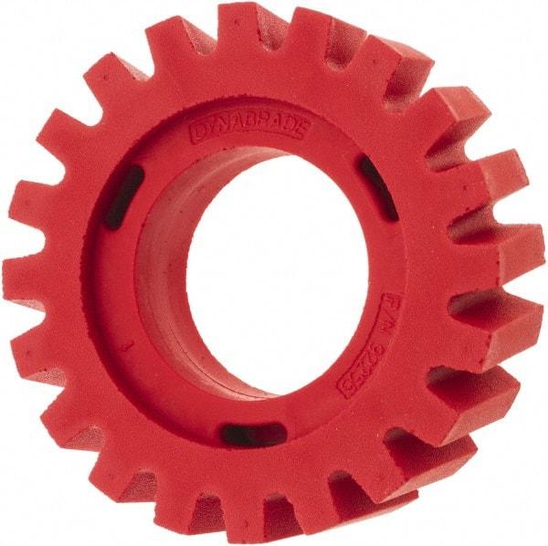 Dynabrade - 4" Diam Angle & Disc Grinder Eraser Wheel - For Use with Dynazip Eraser Tools - Benchmark Tooling