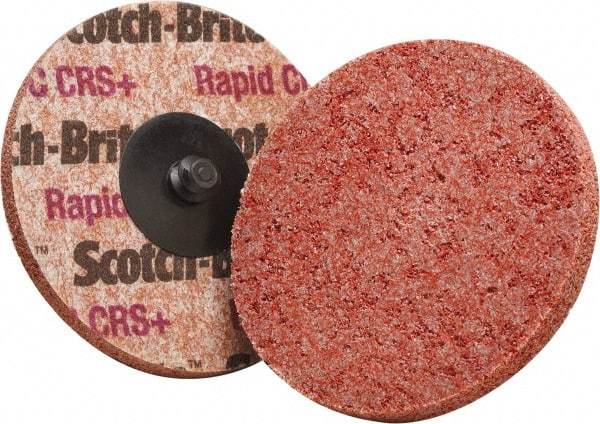 3M - 2" Disc Diam, Ceramic Quick Change Disc - Type R Attaching System, Coated, Orange, Coarse Grade - Benchmark Tooling