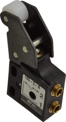 ARO/Ingersoll-Rand - 0.09 CV Rate, 3 Way Mini Mechanical Valve - 5/32" NPT Inlet, 5/32" NPT Outlet, 150 Max psi - Benchmark Tooling